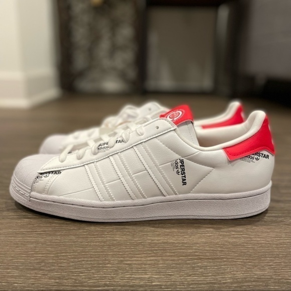 Adidas Superstar Vivid Red Sz 11.5